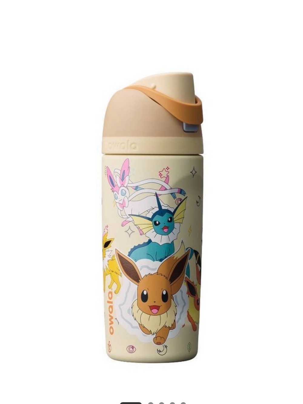 POKÉMON x OWALA FreeSip 16 oz Eevee Evolutions Stainless Steel Water Bottle